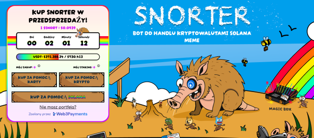 jak kupić Snorter Token - strona główna