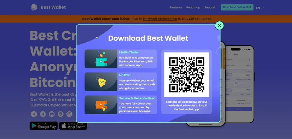 1. Pobierz Best Wallet i załóż konto