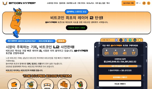 비트코인 하이퍼 비트코인 레이어 2