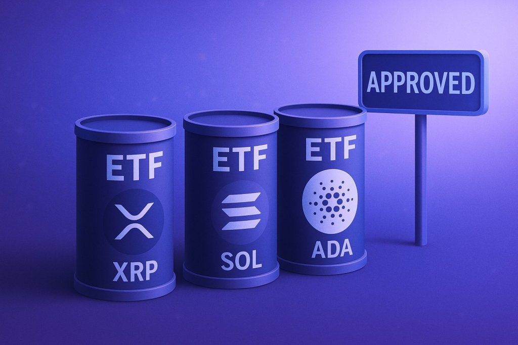 XRP, Solana และ Cardano เตรียมเป็น ETF รายเหรียญ โอกาสอนุมัติแตะ 95%