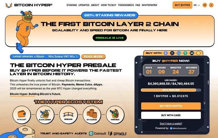 Bitcoin Hyper crypto staking kryptomeny
