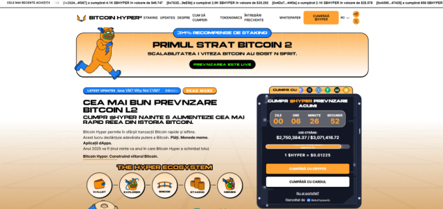 Bitcoin Hyper pagina de presale