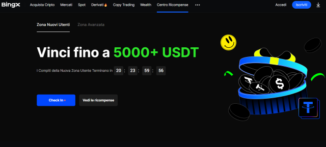 Bonus deposito crypto - BingX