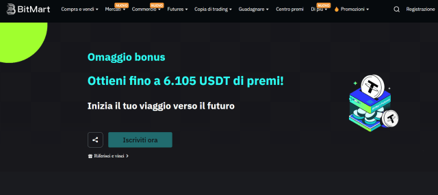 Bonus deposito crypto - Bitmart