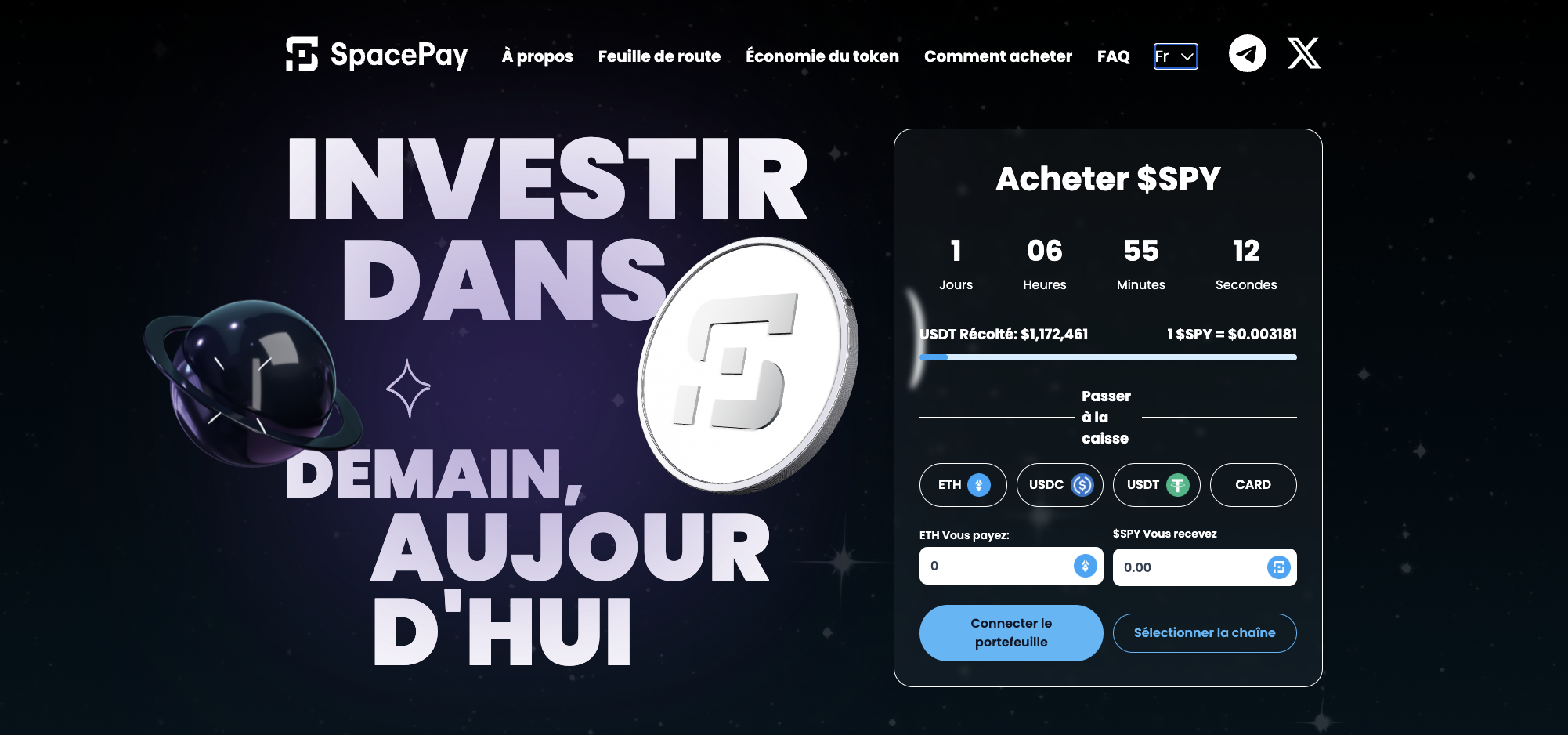 spacepay nouvelle crypto binance