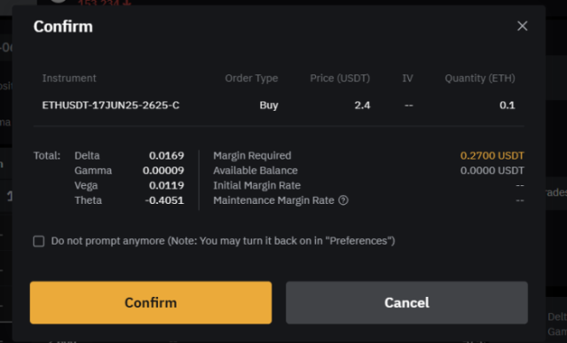 Confirm Purchase on Bybit.