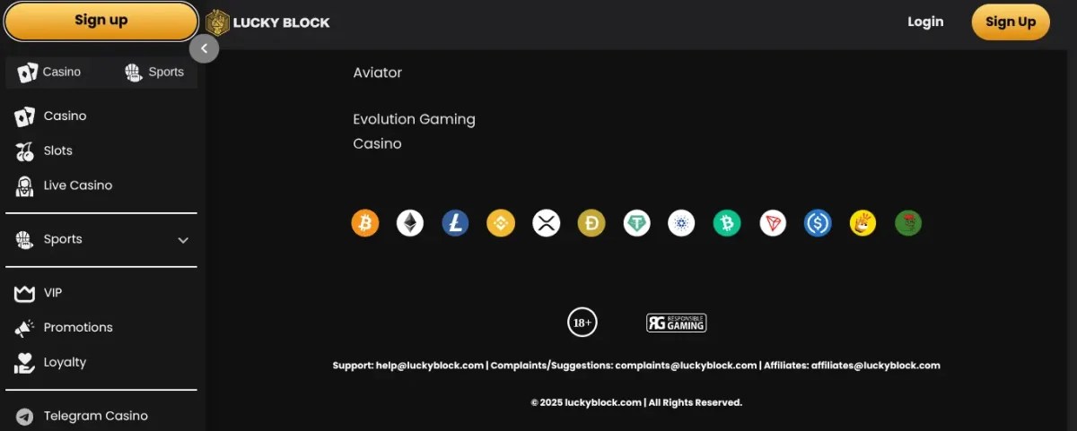Meilleur casino retrait immédiat - Lucky Block