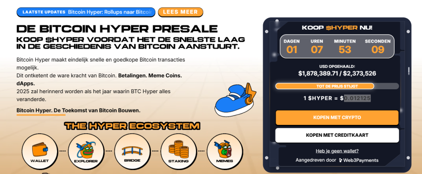 Bitcoin Hyper presale
