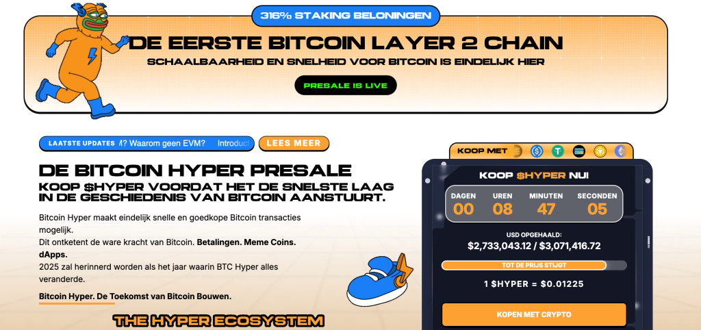 Bitcoin Hyper $HYPER presale meme coin