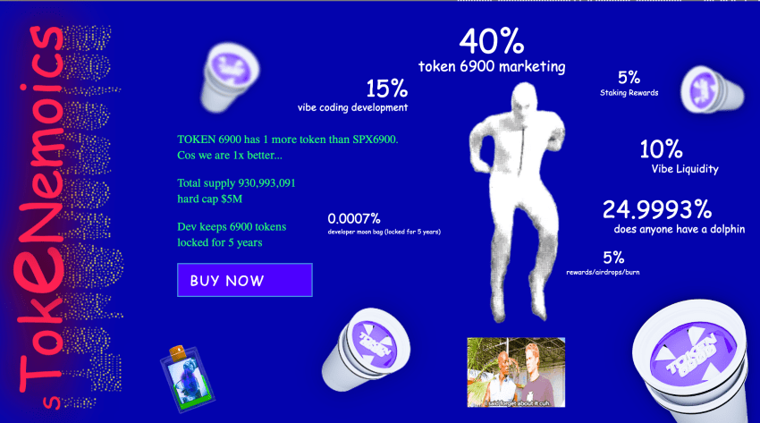 TOKEN6900 meme coin presale crypto