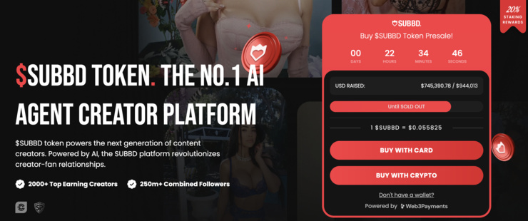 SUBBD top altcoiny