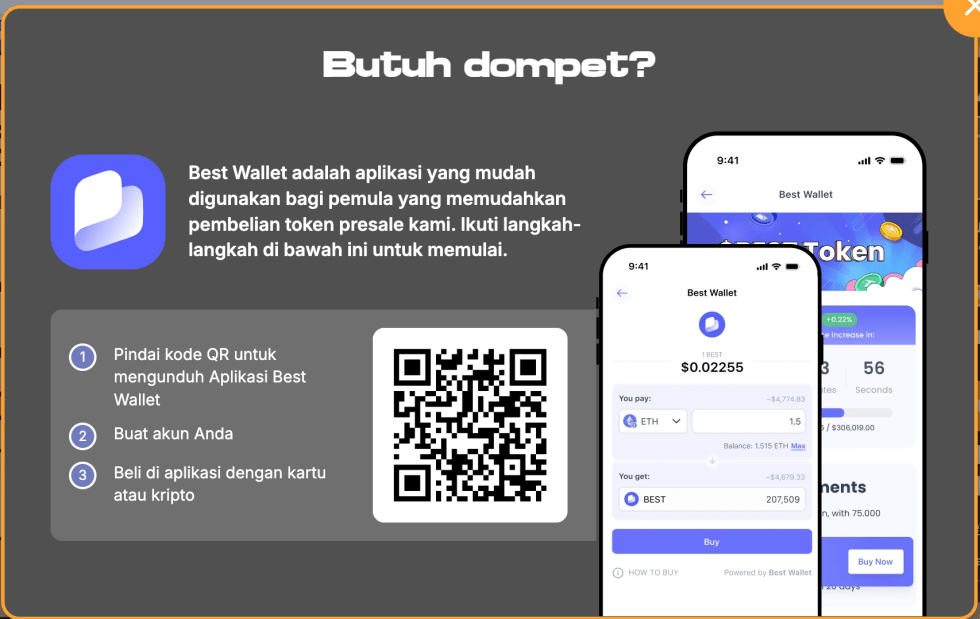 Best Wallet - crypto murah di bawah $1