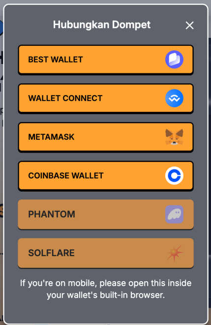 Hubungkan Dompet - crypto murah di bawah $1