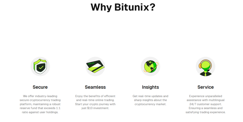 Výhody krypto burzy Bitunix.