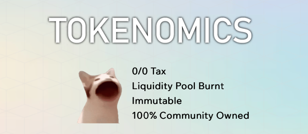 Tokenomika Popcat - Solana meme coin.