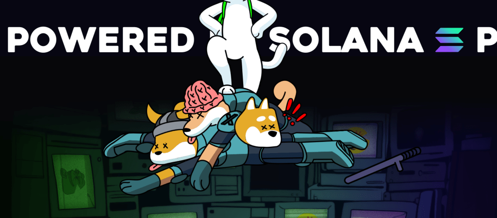 Solana meme coin - Cat in a dogs world.