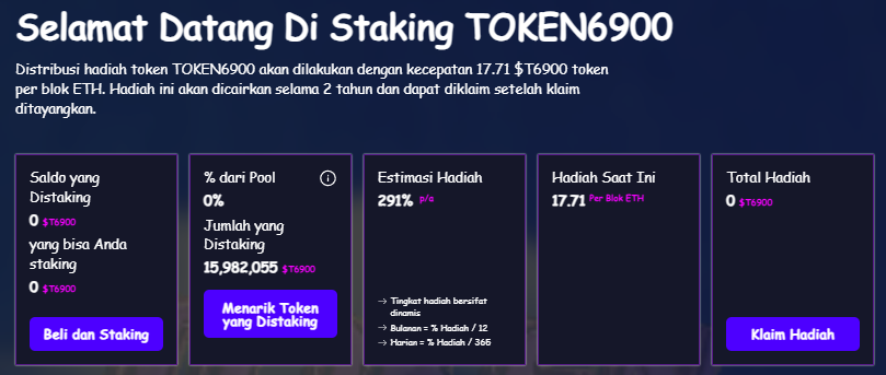 Staking Token T6900