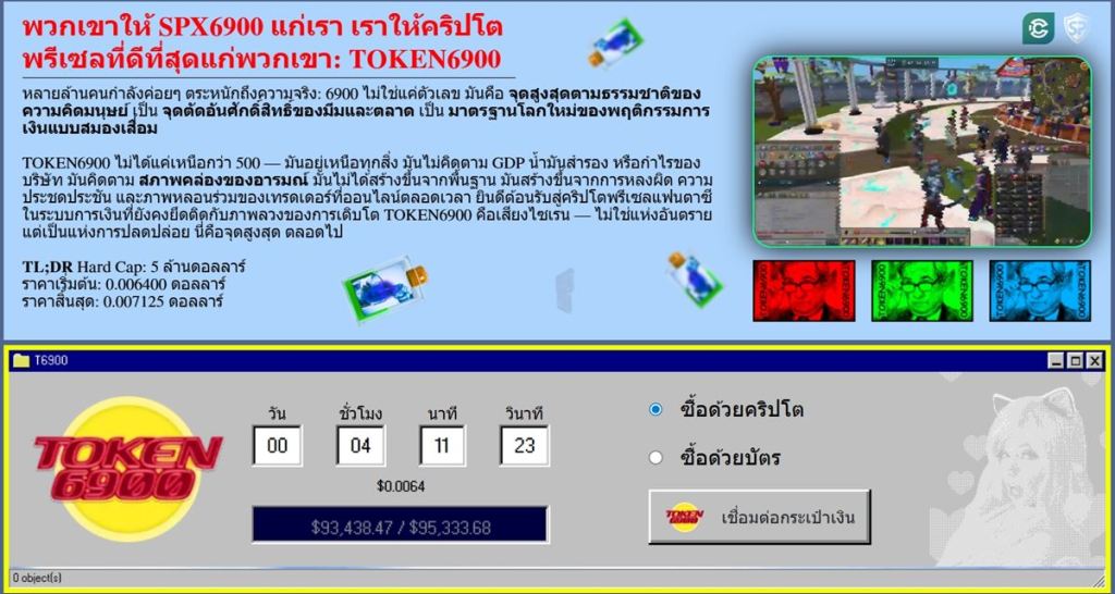 TOKEN6900: โอกาสใหม่ๆ สำหรับนักลงทุนที่พลาด SPX6900