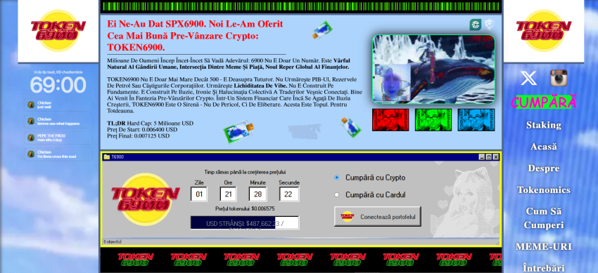 TOKEN6900 pagina de presale