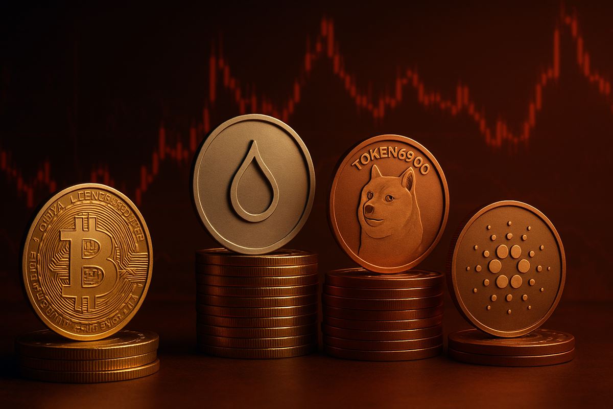 割安な今が買い時の注目アルトコイン：XRP、T6900、SUI、DOGE、ADA