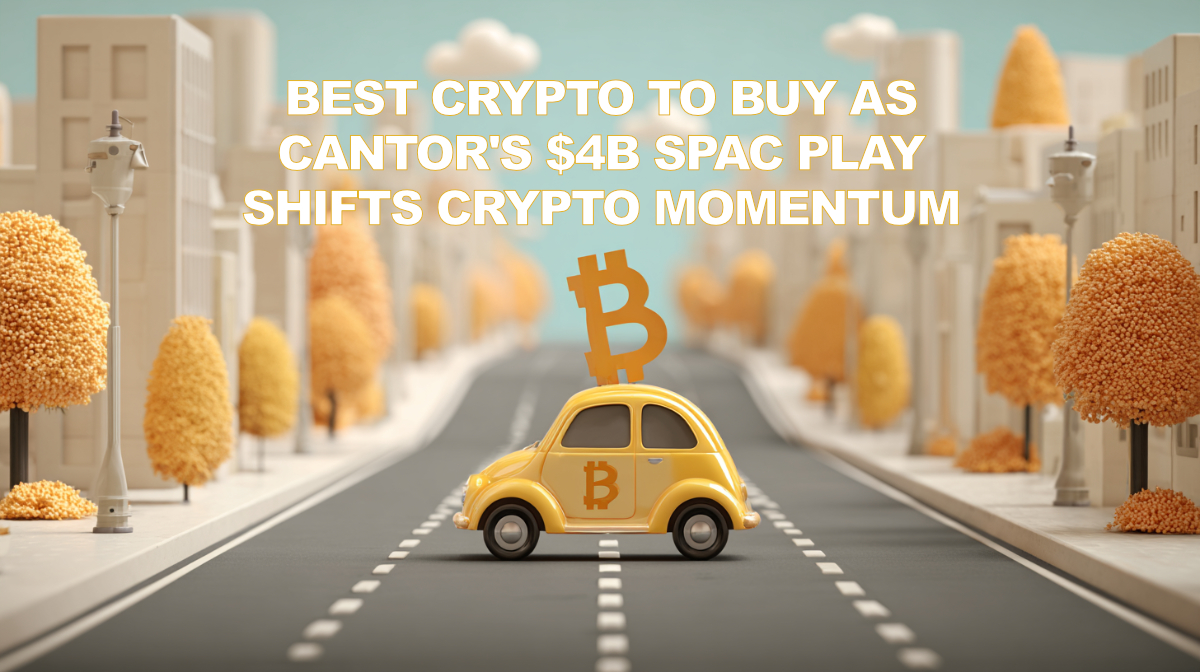 Cantor’s $4B Bitcoin Play Signals Wall Street Momentum — What’s the Best Crypto to Buy Right Now?
