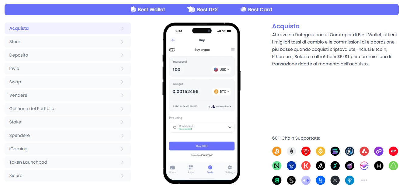 Best Wallet è perfetto per partecipare alle Solana meme coin presale, estremamente sicuro e affidabile