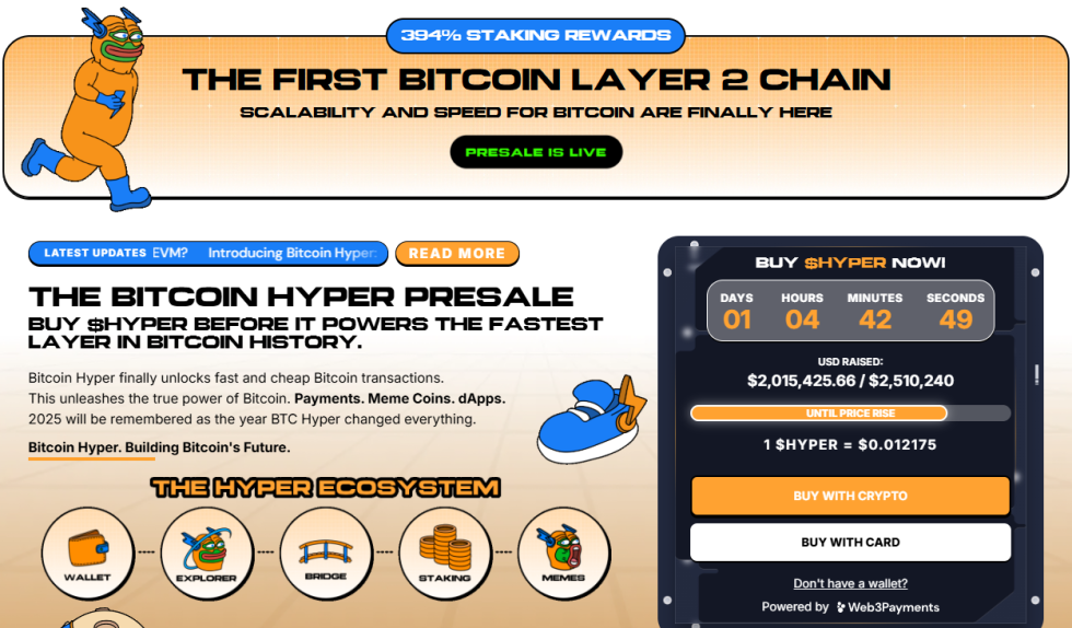 Bitcoin Hyper – Solana Layer-2 ātrums Bitcoin tīklam