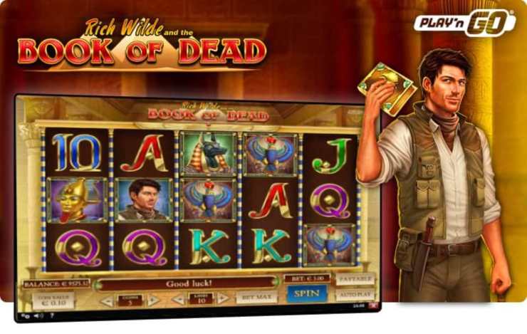 La slot de Book of Dead permite obtener ganancias de hasta x5.000 sobre tu apuesta