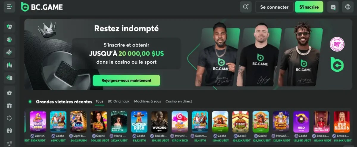 Casino en ligne retrait immédiat - BC Game