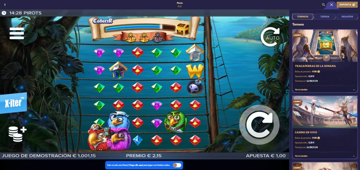 El slot Pirots está entre los títulos más destacados de DivaSpin