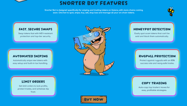Snorter Bot features.
