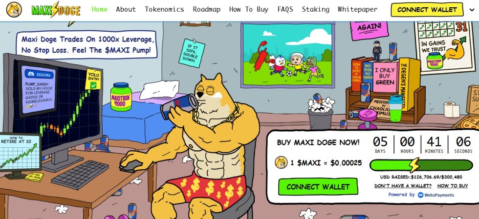 maxi doge home page