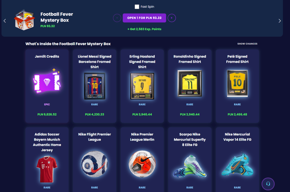 mystery box Real Madrid