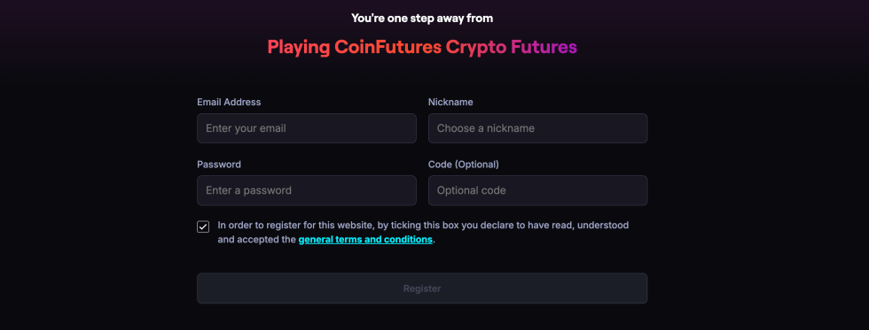 rejestracja na coinfutures