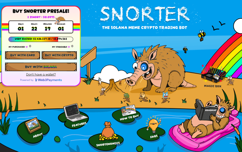 Snorter – Telegram tirdzniecības bots ar mēmu pievilcību