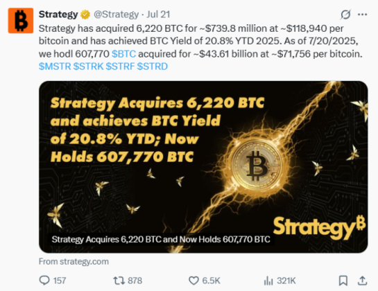 Strategy Bitcoin holdings