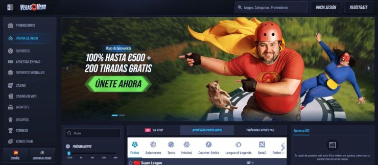 Vegas Hero ofrece buenos límites de apuesta para la tragamonedas de Megaways cuando está habilitada