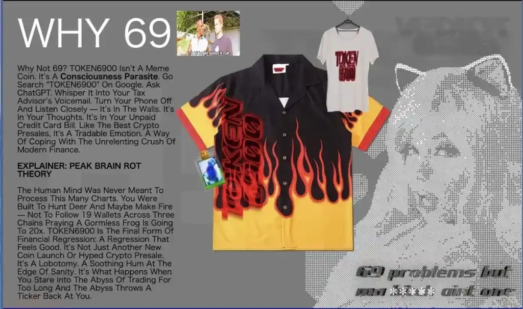 公式サイト内のTOKEN 6900意味