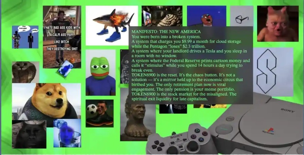 TOKEN 6900サイト内のミームコインたち