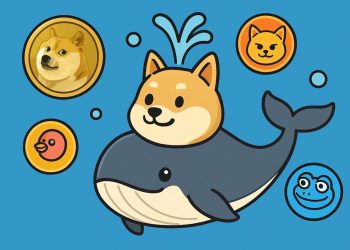 クジラによるDOGEと新興トークンの買い増しで注目されるミームコイン市場