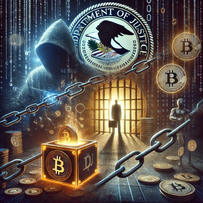 US DOJ Seizes $2.8M in Crypto from Alleged Ransomware Mastermind