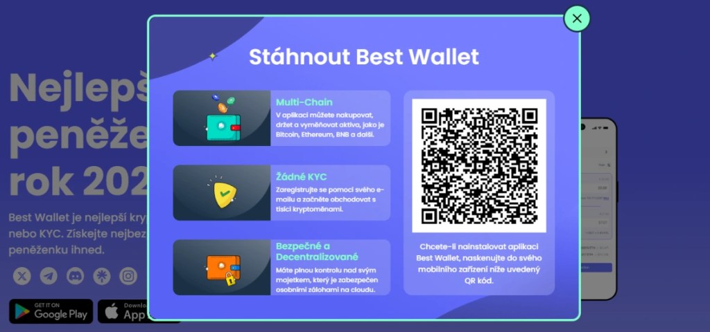 K nákupu Bitcoin Hyper potřebujete jen pár kroků. Doporučujeme aplikaci Best Wallet, která umožňuje rychlý a bezpečný nákup bez složitého nastavování.