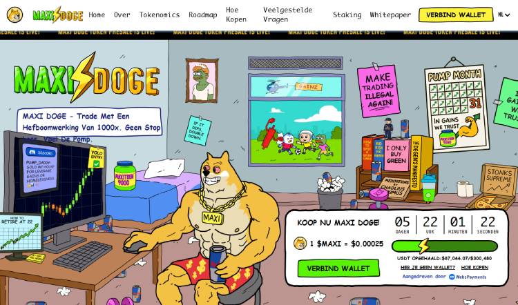 crypto korte termijn Maxi Doge