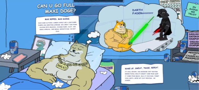 Maxi Doge information from the official presale website.