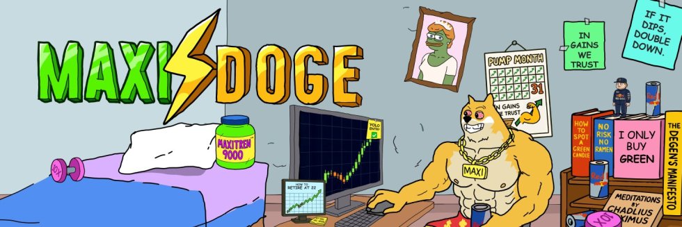 kryptowaluta Maxi Doge Token coin