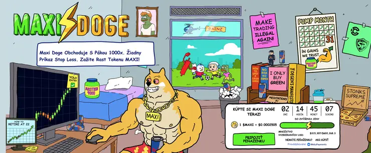Maxi Doge nové kryptomeny