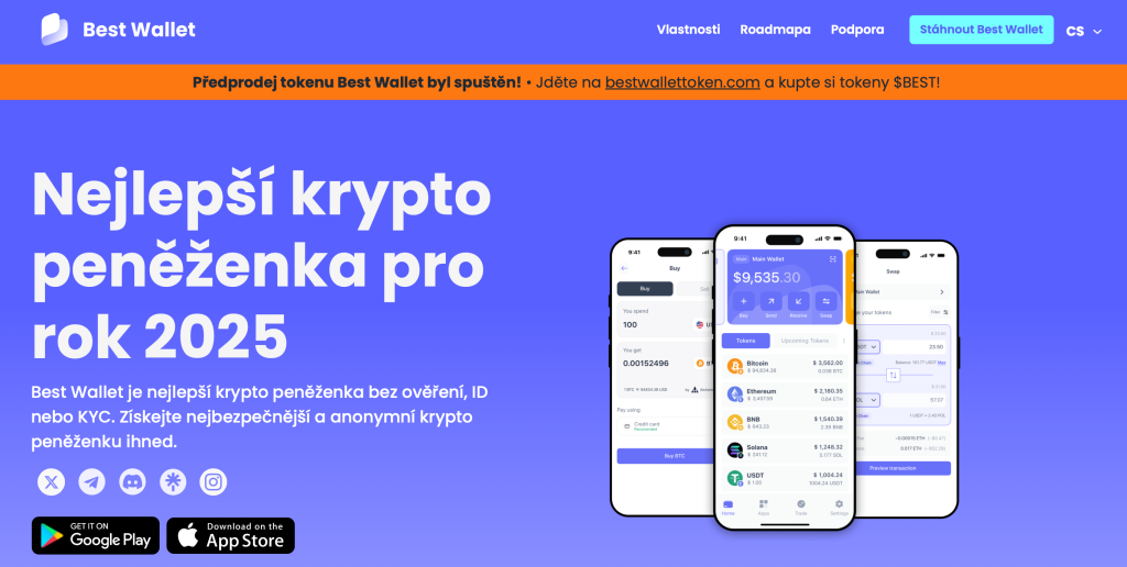 Best Wallet krypto peněženka