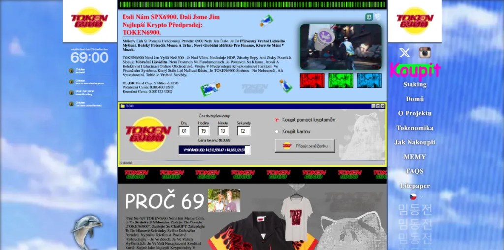 Token6900: parodie, která útočí na Wall Street