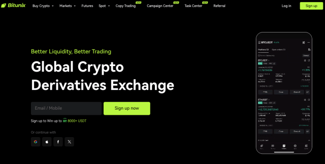 Bitunix официална страница