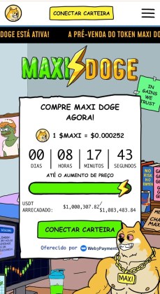 homepage do maxidoge